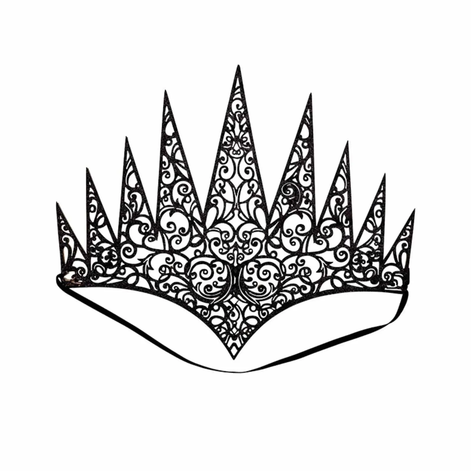 Fantasy Crown Metallic Gothic Queen Medieval Fancy Dress