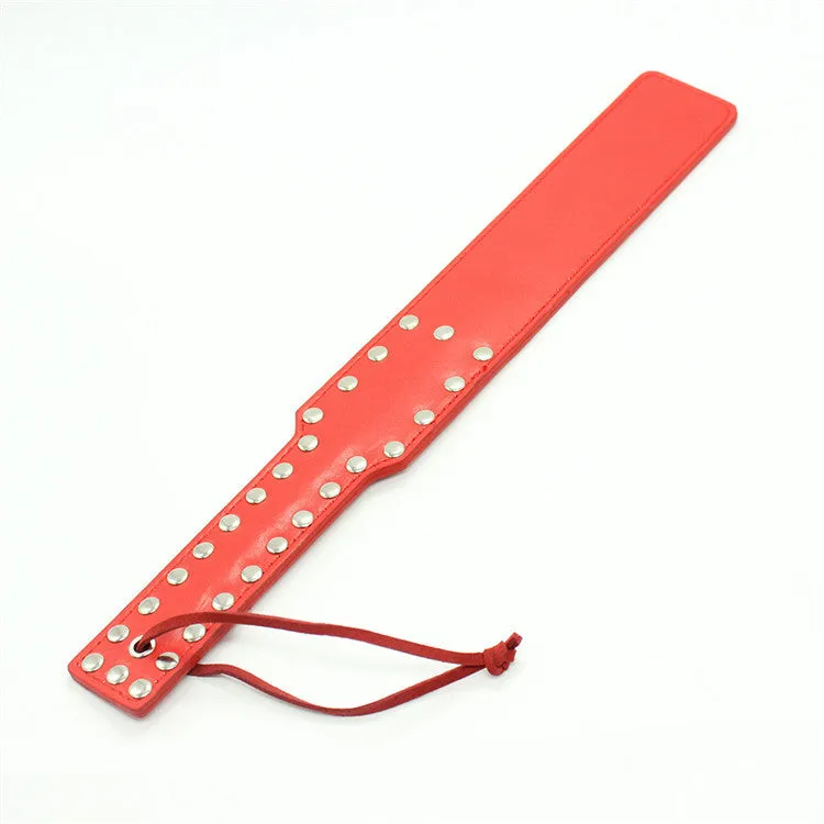 Faux Leather Studded Paddle