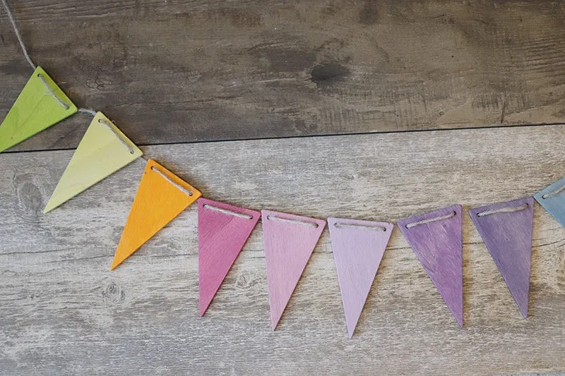 Grimm's Pastel Pennant Banner Bunting