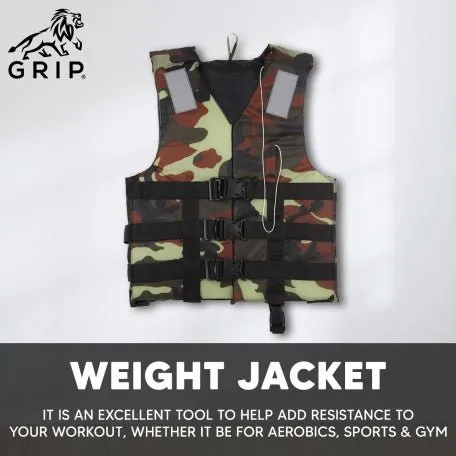 Grip Weight Jacket, Increase The Challenge Of Bodyweight And Resistance Activities - 15 Kgs