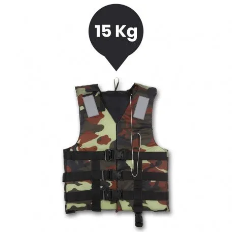 Grip Weight Jacket, Increase The Challenge Of Bodyweight And Resistance Activities - 15 Kgs