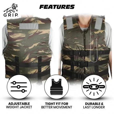 Grip Weight Jacket, Increase The Challenge Of Bodyweight And Resistance Activities - 15 Kgs