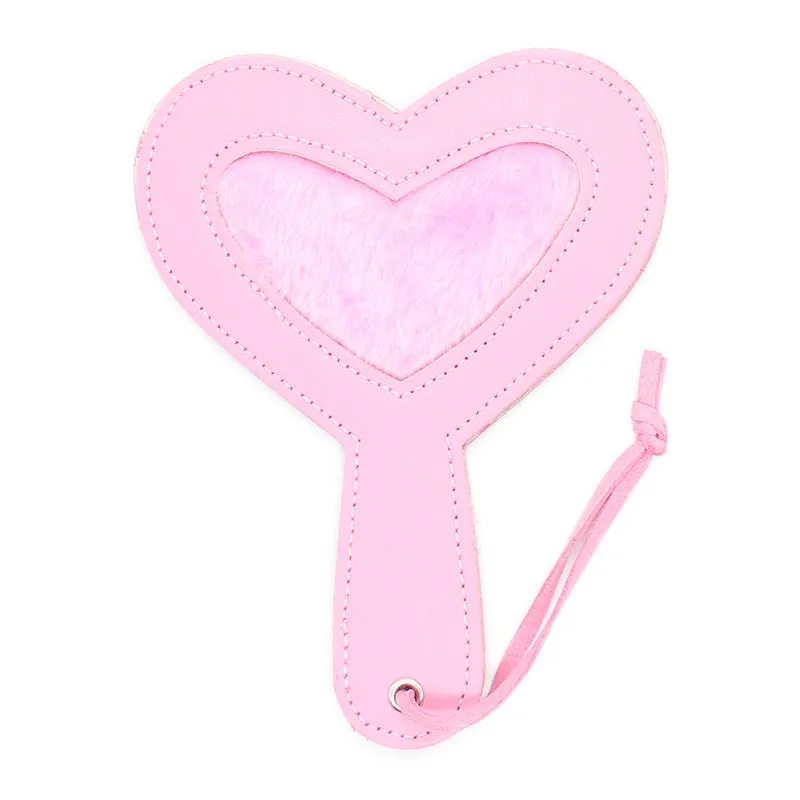 Heart Shaped Leather Paddle