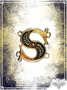 Letter S Link for Knight's Chain