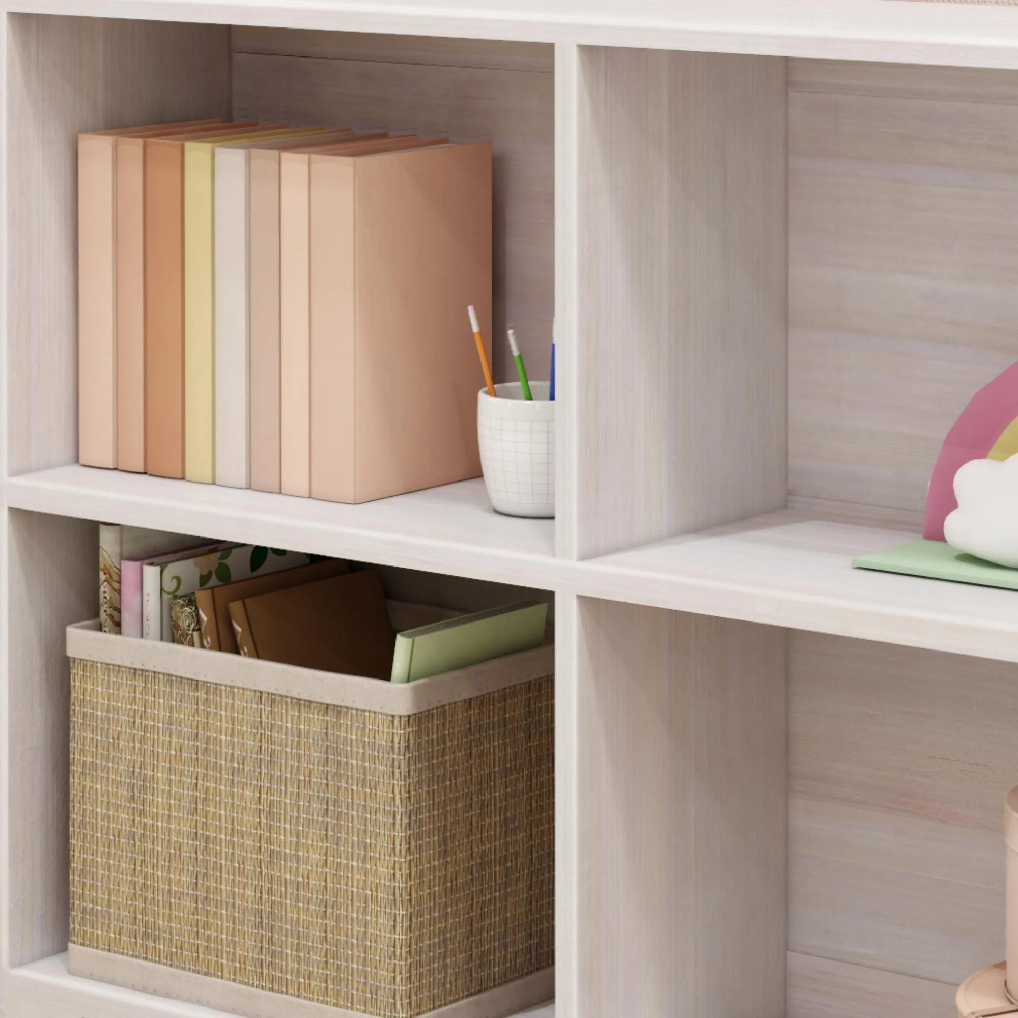 Modern Farmhouse 4-Shelf Bookcase