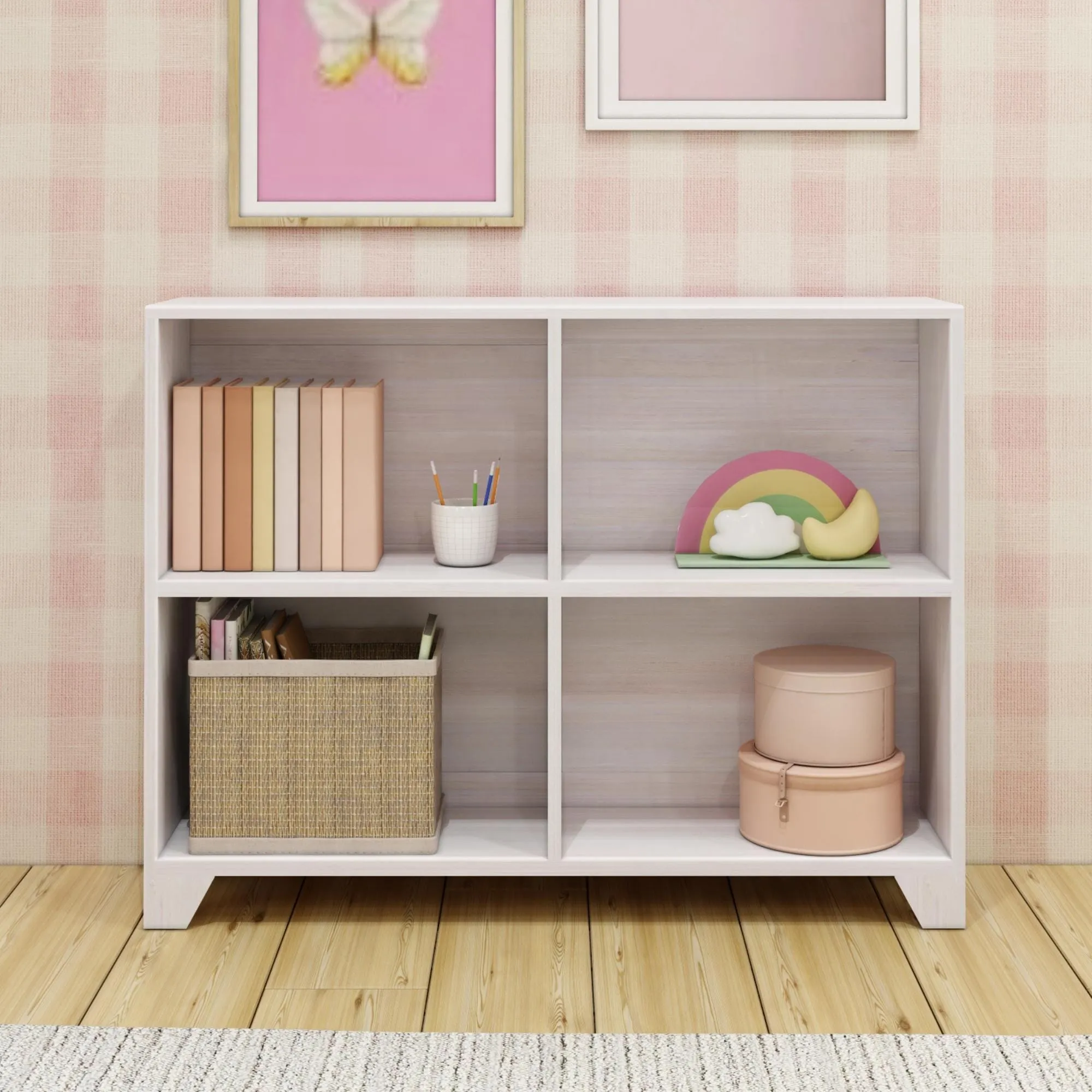 Modern Farmhouse 4-Shelf Bookcase