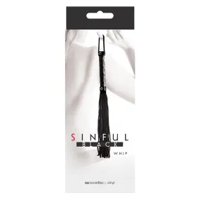 NS Novelties Sinful Whip Black