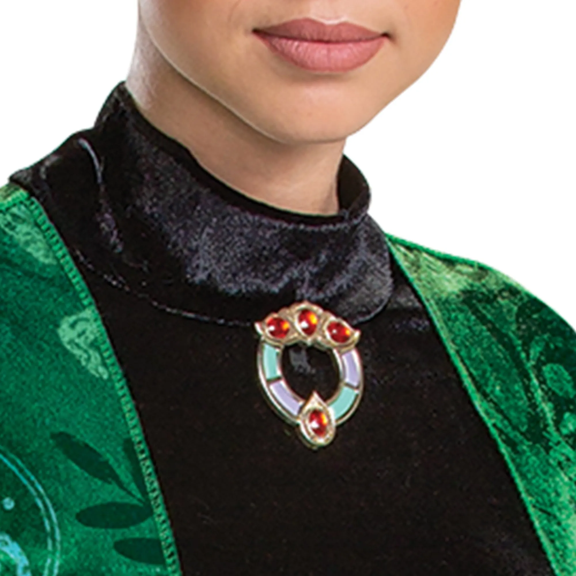 Professor McGonagall Deluxe Costume for Adults, Harry Potter, Green Robe with Dress and Hat