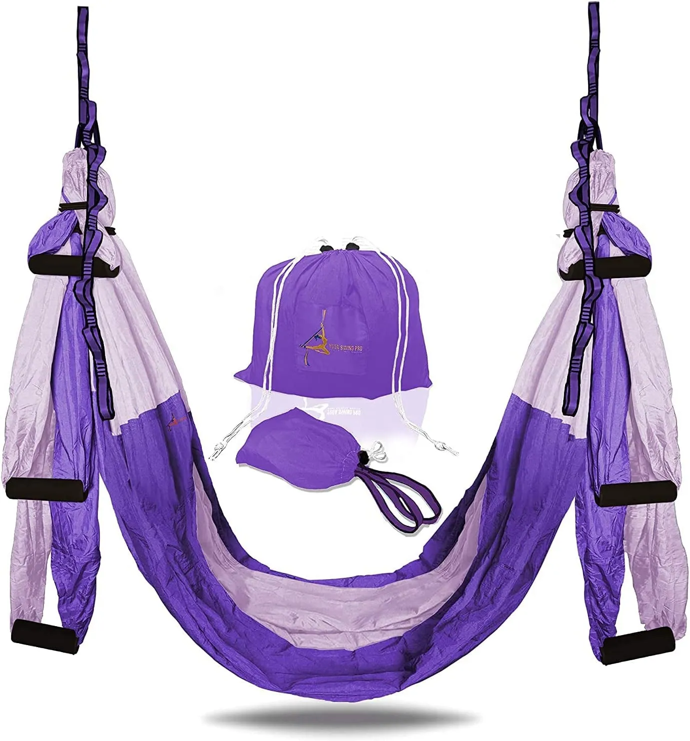 "Deluxe Aerial Hammock Yoga Swing Set - Ultimate Flying Sling for Indoor & Outdoor Inversion Therapy"