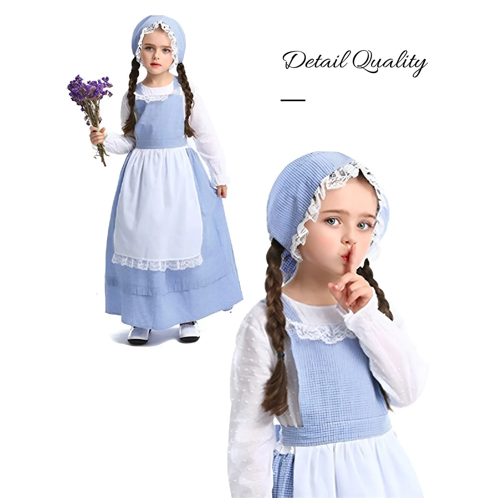 "The Wizard of Oz" Dorothy Cosplay Costume