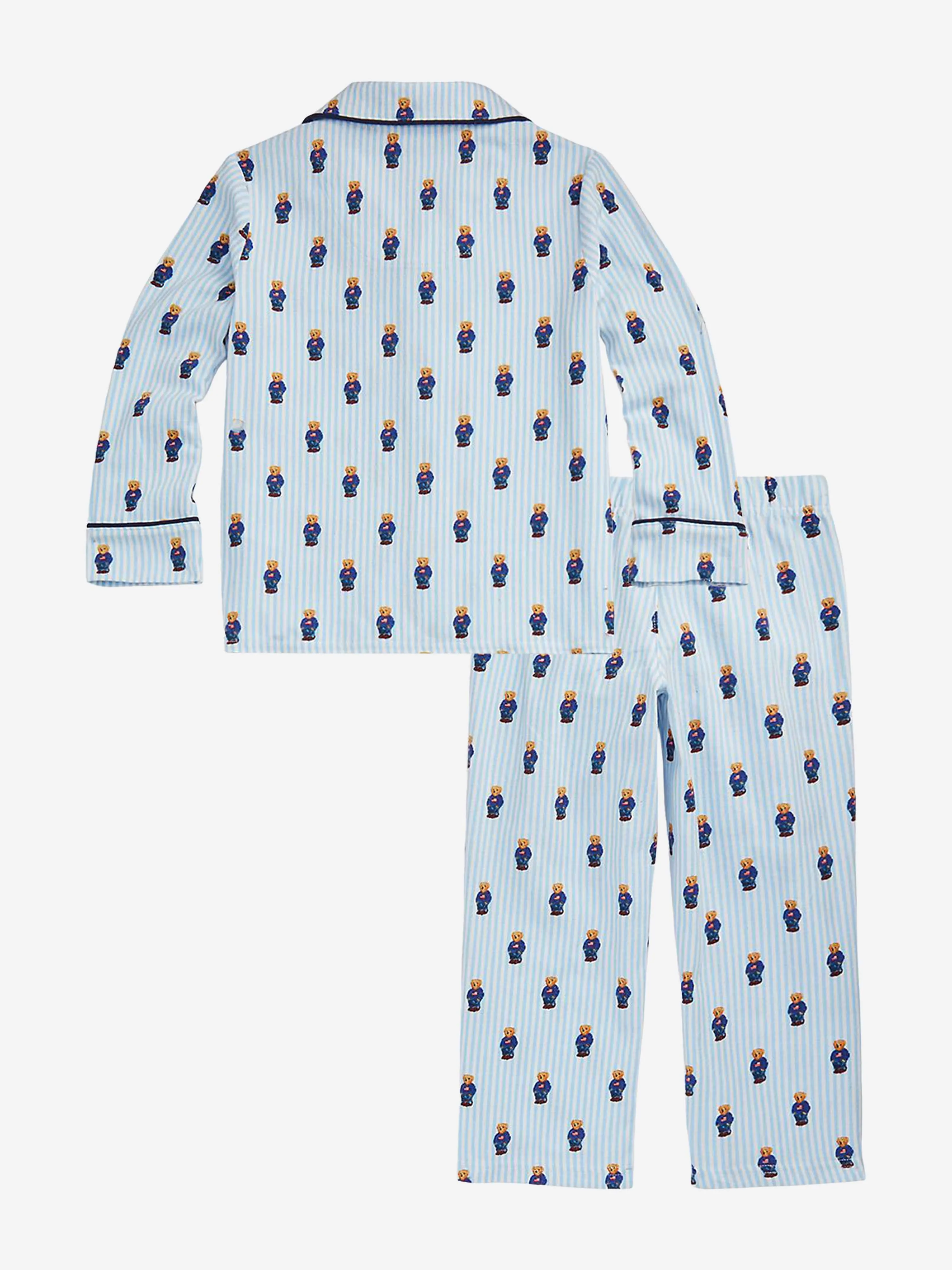 Ralph Lauren Boys Bear Pyjama Set in Blue