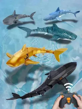 Remote Control Shark 2.4G Remote Control Fish Children's Toys Summer Water Toys