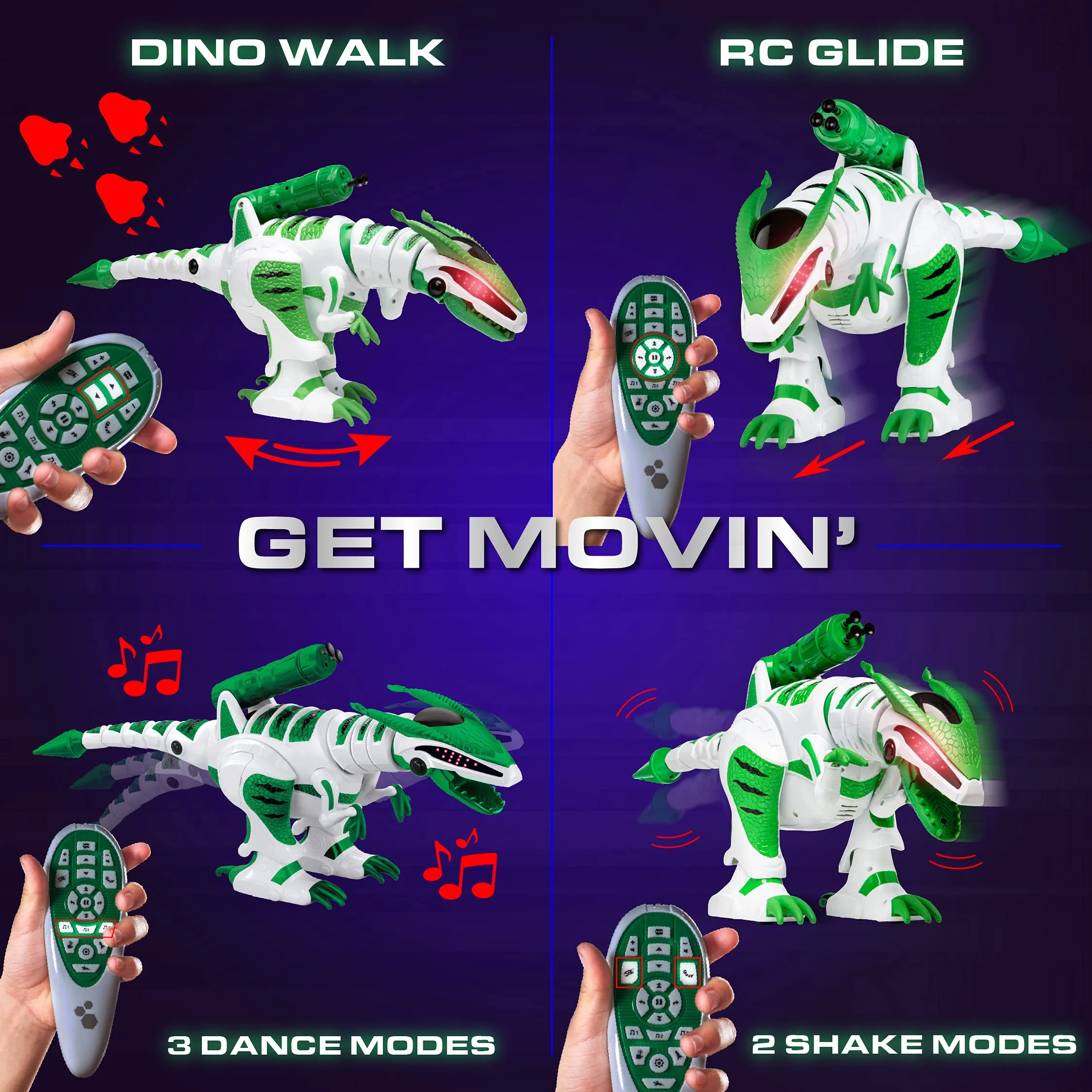 RexBot Explorer: Your Ultimate Interactive T-Rex Companion - Remote Control Robot Dinosaur for Kids!