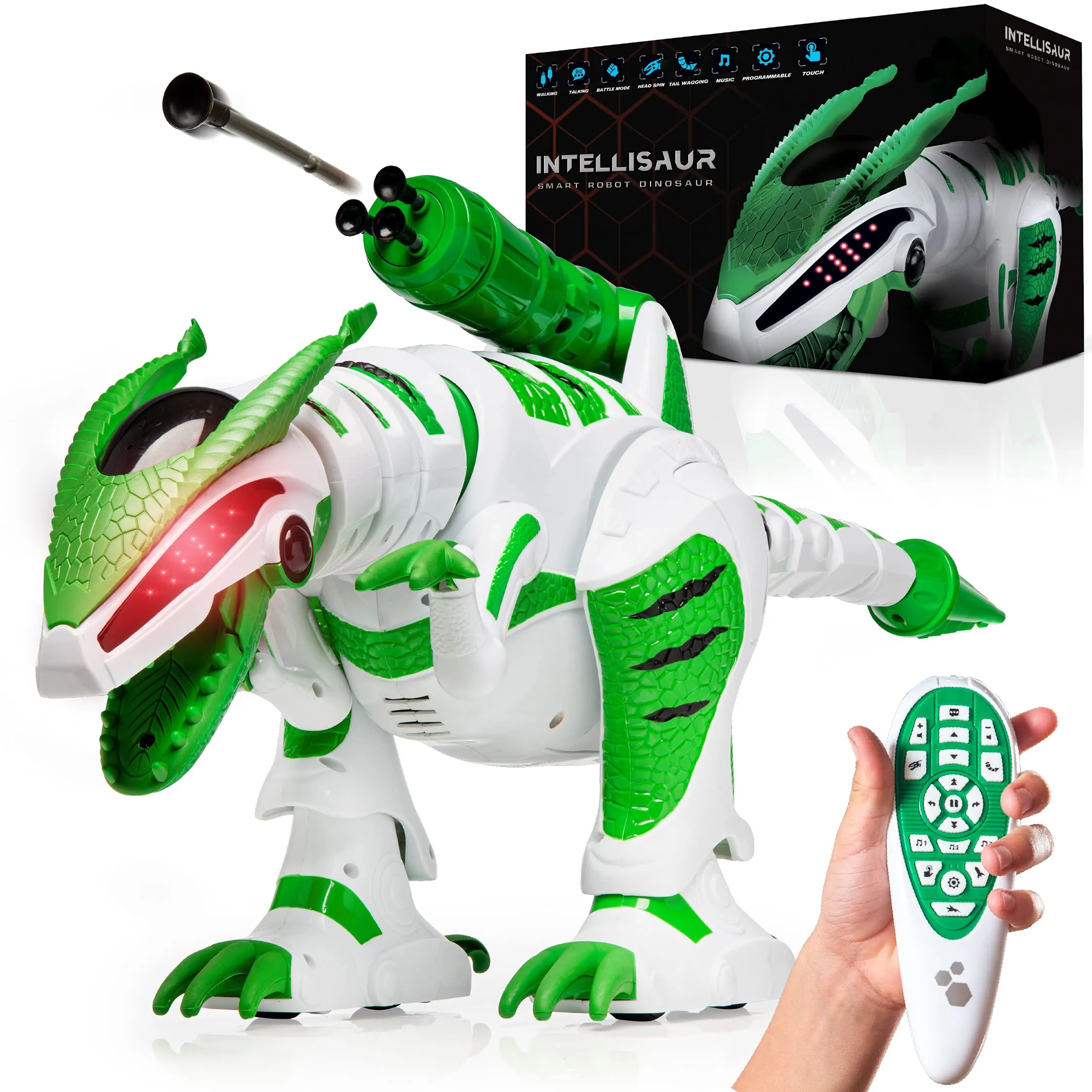 RexBot Explorer: Your Ultimate Interactive T-Rex Companion - Remote Control Robot Dinosaur for Kids!