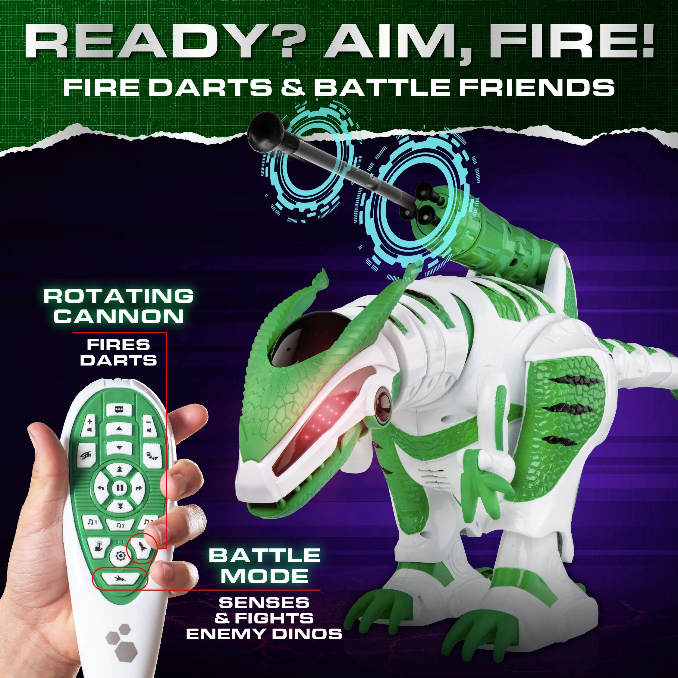 RexBot Explorer: Your Ultimate Interactive T-Rex Companion - Remote Control Robot Dinosaur for Kids!