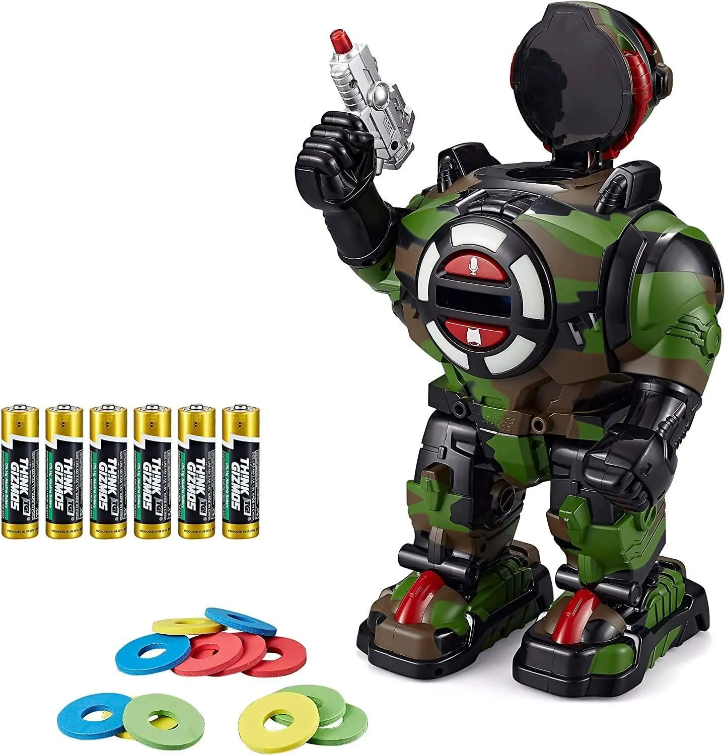 RoboShooter Remote Control Interactive Robot - Camouflage