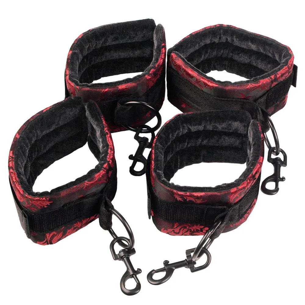 Scandal Bed Restraints Wrist & Ankle Cuff Bondage System