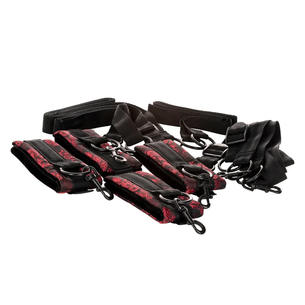 Scandal Bed Restraints Wrist & Ankle Cuff Bondage System