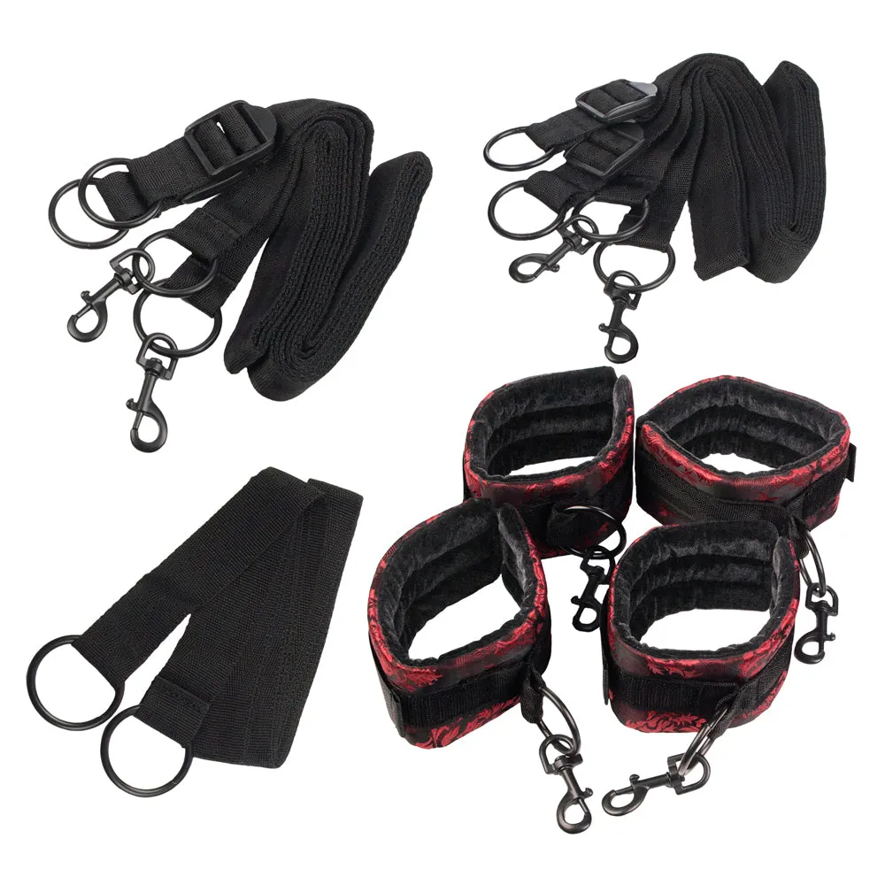 Scandal Bed Restraints Wrist & Ankle Cuff Bondage System