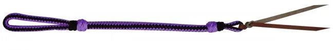 Showman Two Tone Braided Nylon Quirt. SH48002