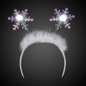 Snowflake Headband Bopper Light-up