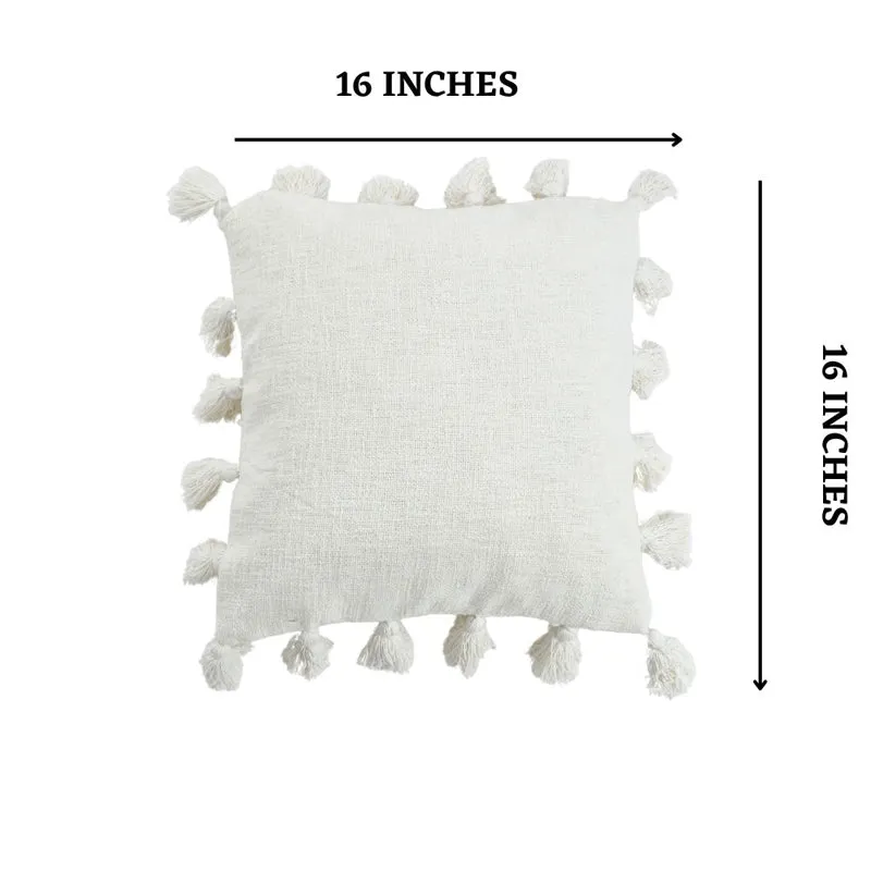 Tassia Cushion Cover (White) - Set Of Two