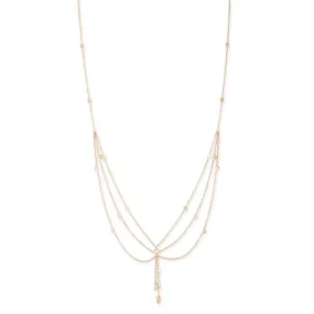 TRIPLE ROW MARQUISE DIAMOND DRIP BELLY CHAIN