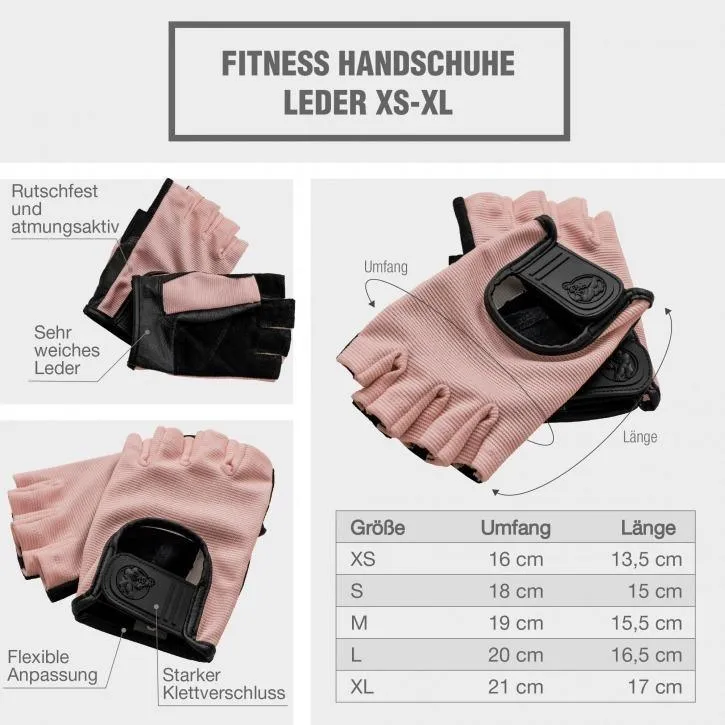 Workout Gloves Pink - XL